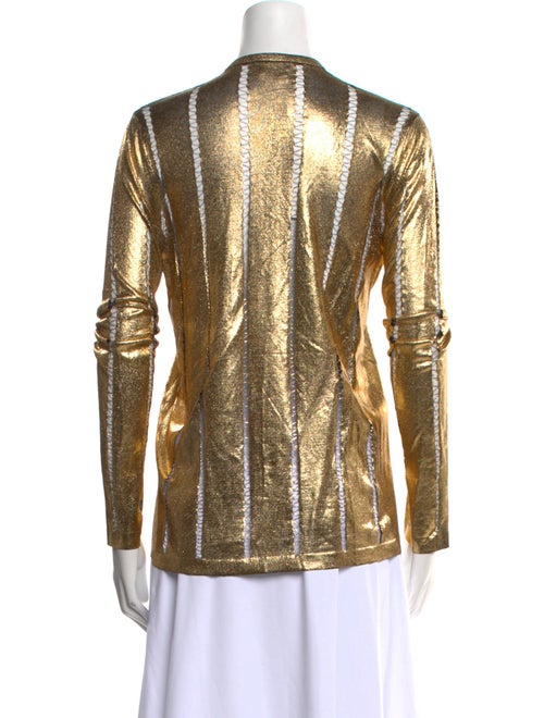 Tom Ford Striped Crew Neck Top