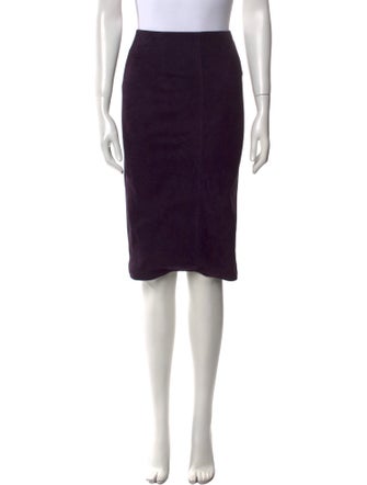 Tom Ford Suede Knee-Length Skirt