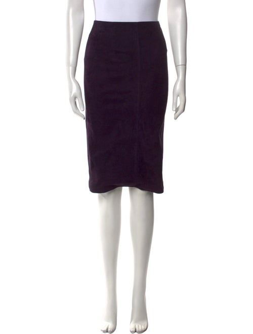 Tom Ford Suede Knee-Length Skirt