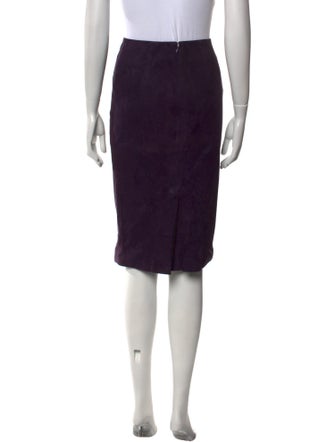Tom Ford Suede Knee-Length Skirt