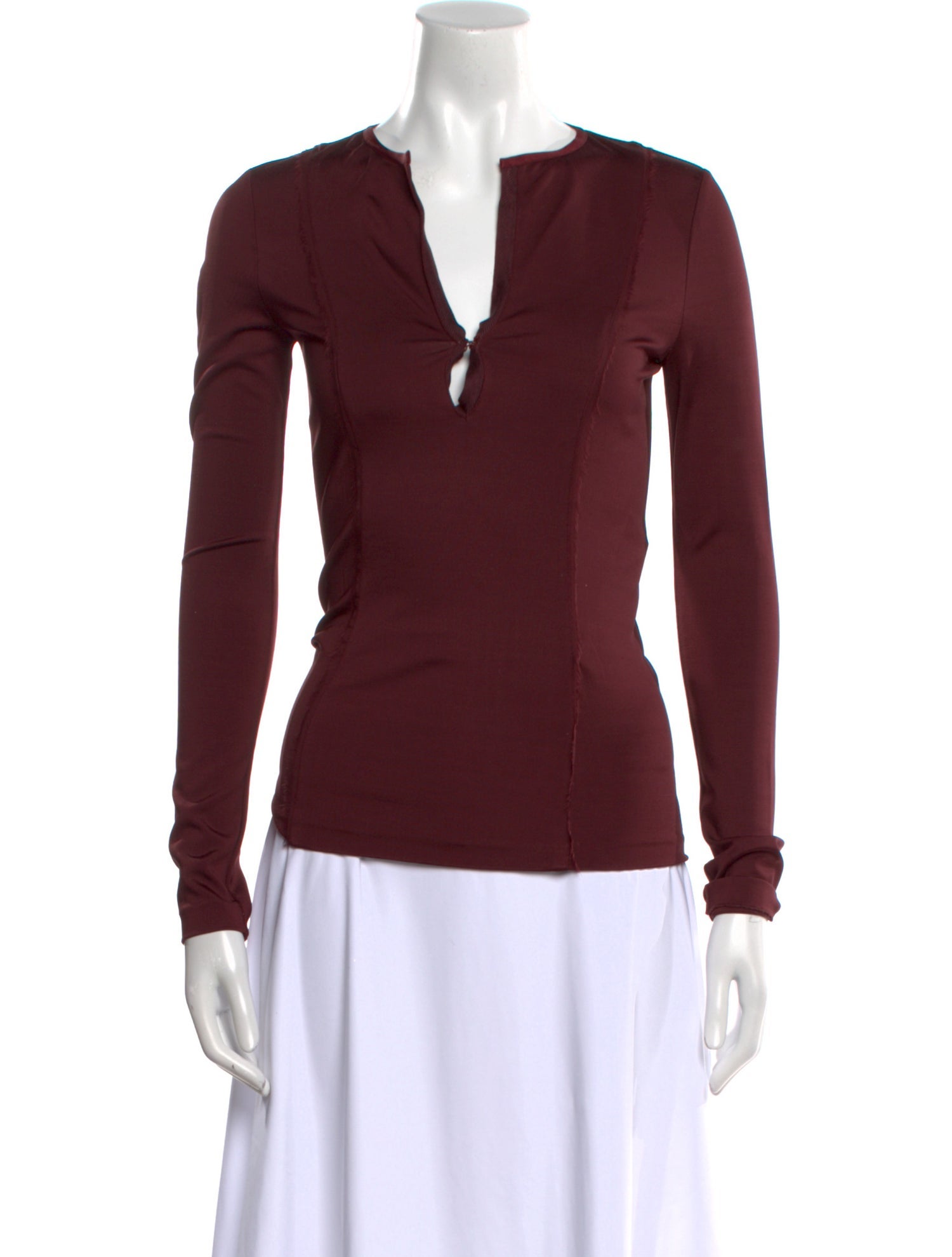 Tom Ford V-Neck Long Sleeve Top