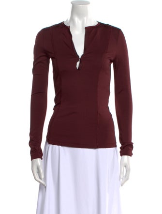 Tom Ford V-Neck Long Sleeve Top