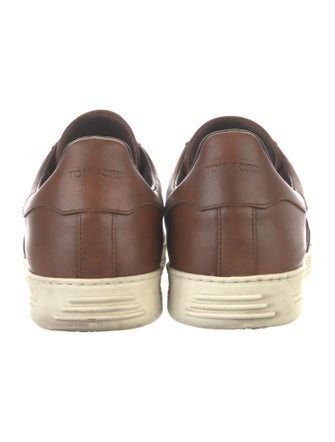 Tom Ford Leather Printed Sneakers
