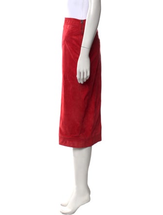 Tom Ford Suede Knee-Length Skirt