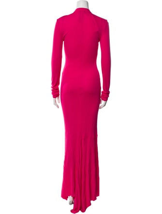 Tom Ford Mock Neck Long Dress