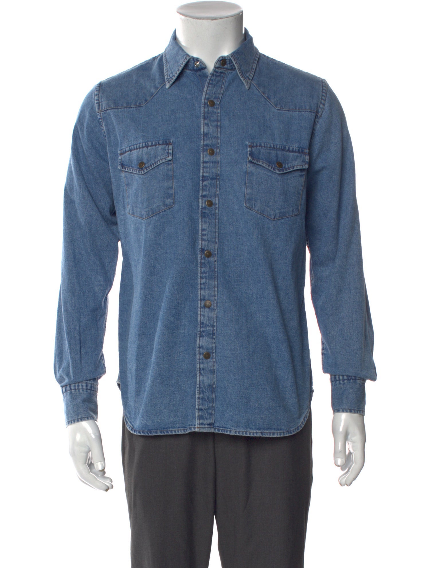 Tom Ford Long Sleeve Denim Shirt w/ Tags