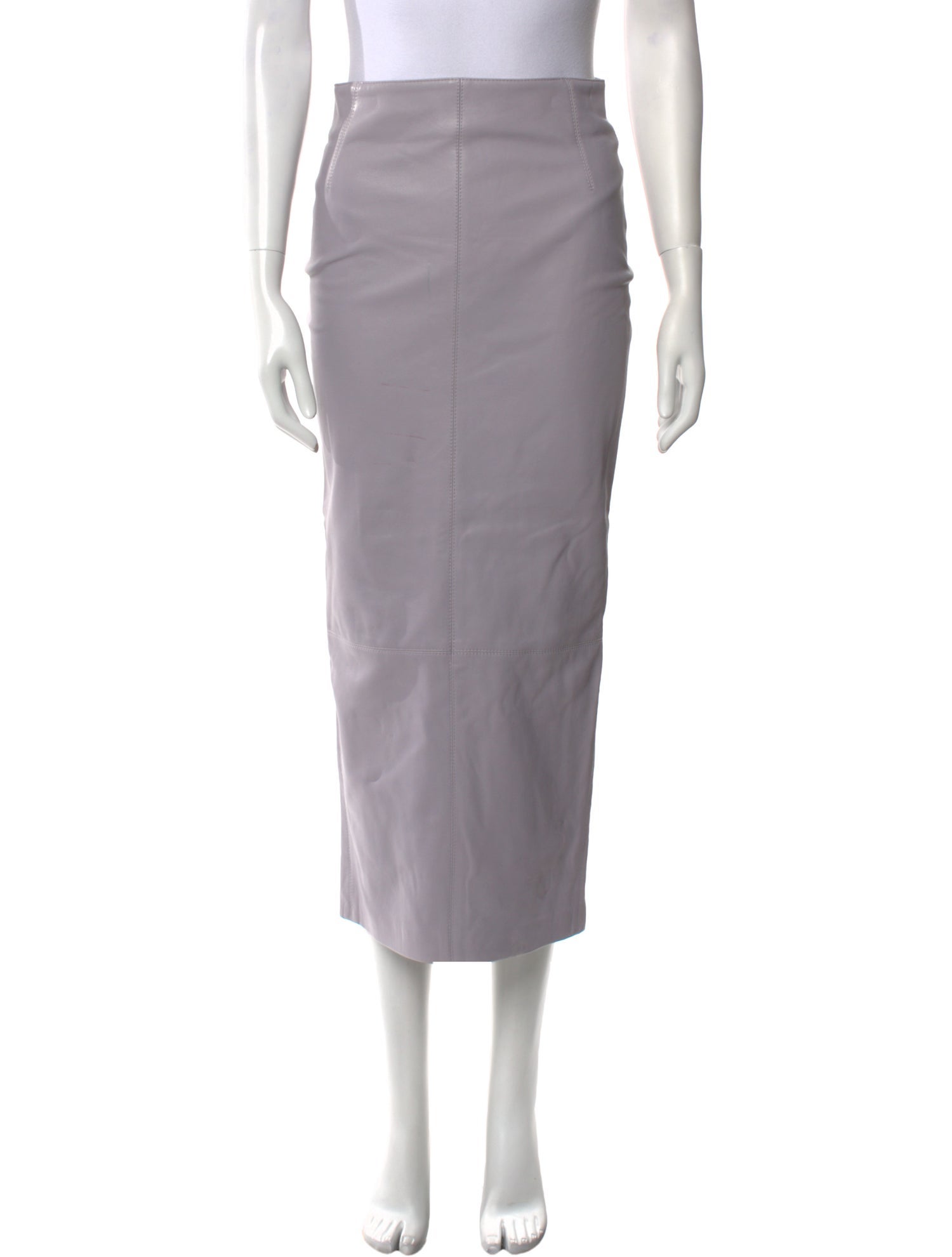 Tom Ford Leather Midi Length Skirt