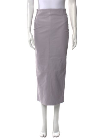 Tom Ford Leather Midi Length Skirt