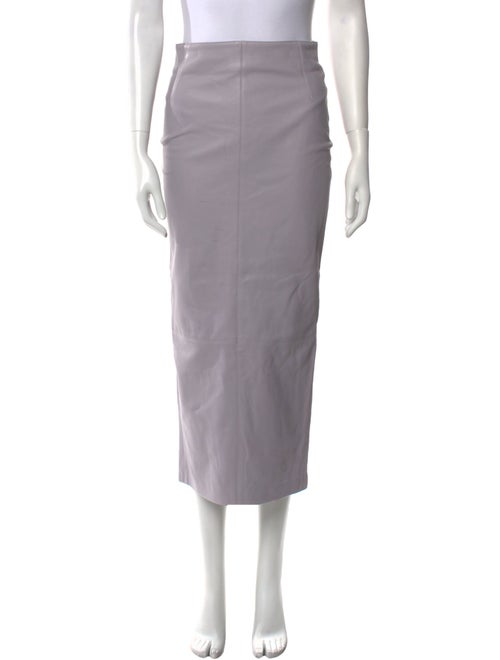 Tom Ford Leather Midi Length Skirt