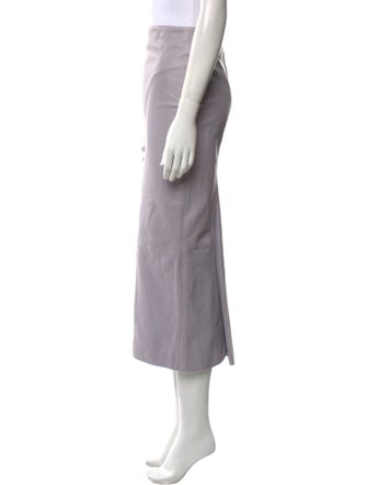 Tom Ford Leather Midi Length Skirt