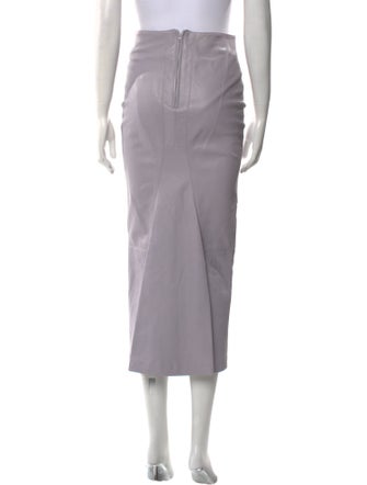 Tom Ford Leather Midi Length Skirt