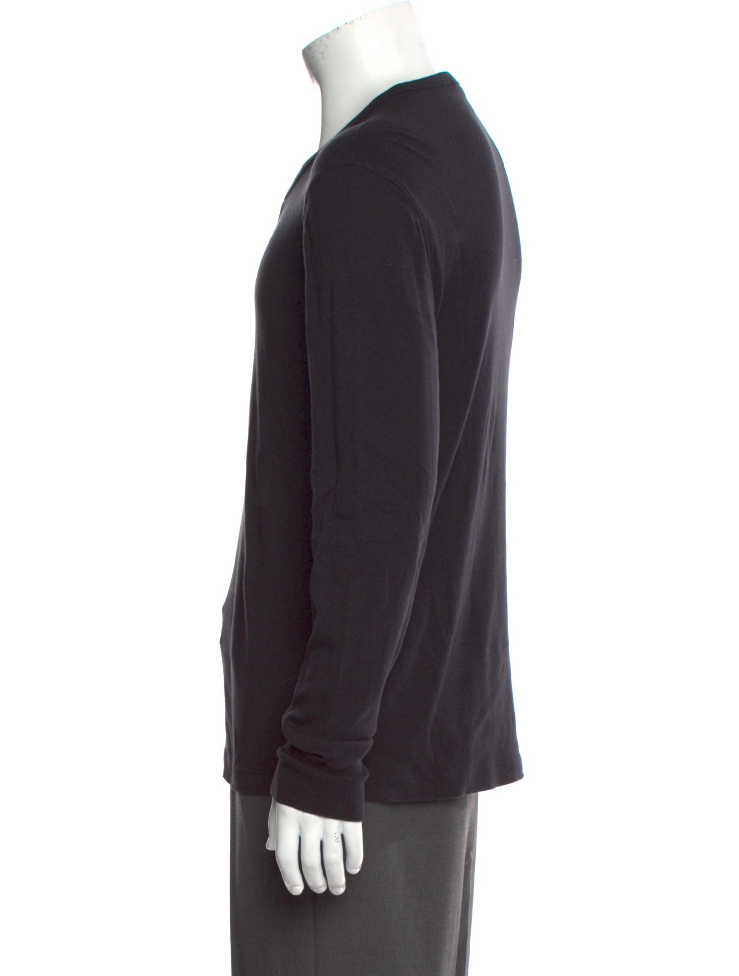 Tom Ford Crew Neck Long Sleeve Henley