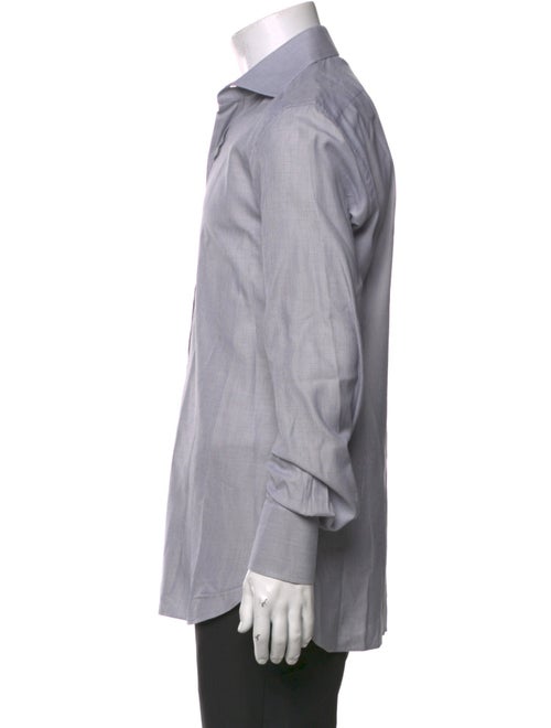 Tom Ford Plaid Print Long Sleeve Dress Shirt