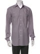 Tom Ford Plaid Print Long Sleeve Dress Shirt