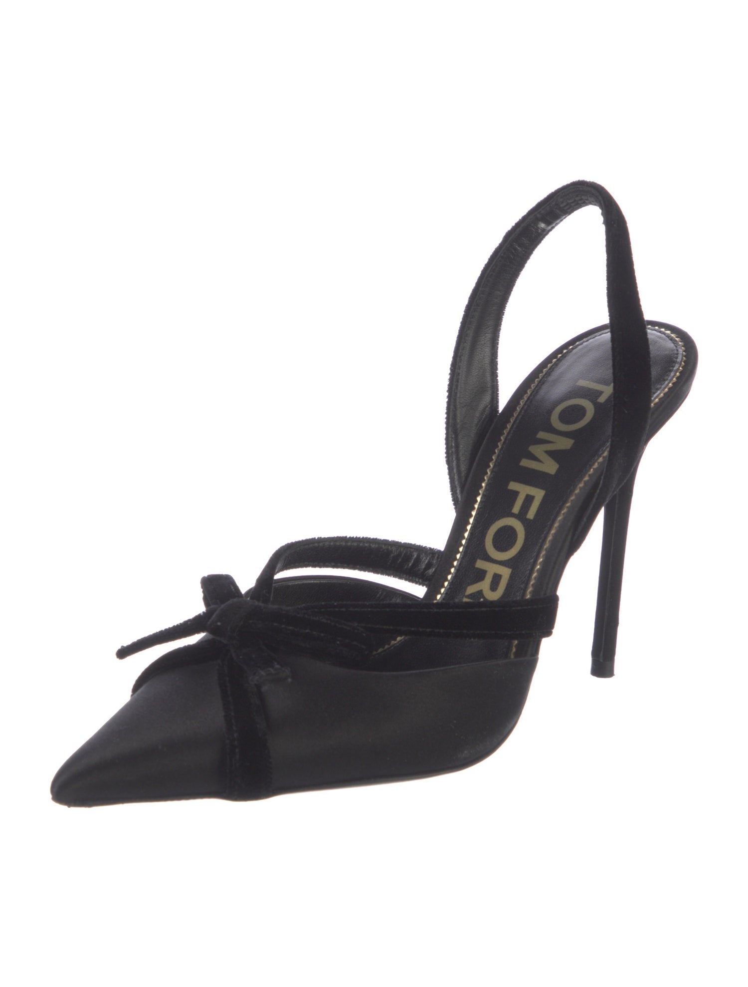 Tom Ford Satin Slingback Pumps