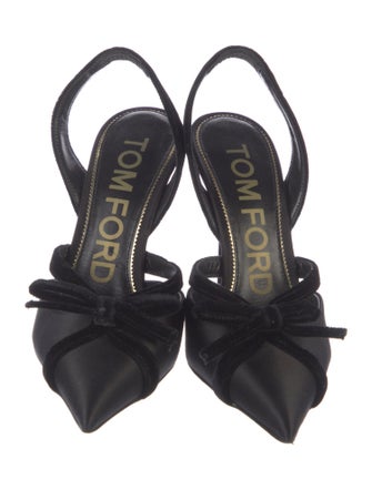 Tom Ford Satin Slingback Pumps
