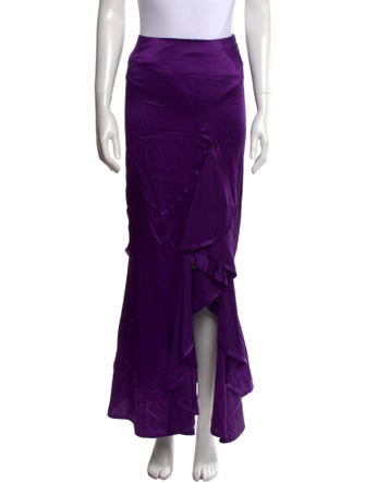Tom Ford Ruffle Embellishment Long Skirt