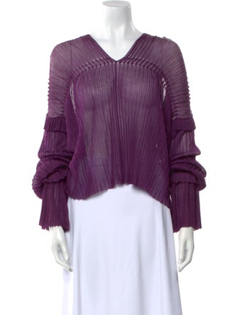 Tom Ford Silk V-Neck Blouse