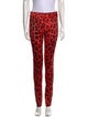 Tom Ford Animal Print Skinny Leg Pants