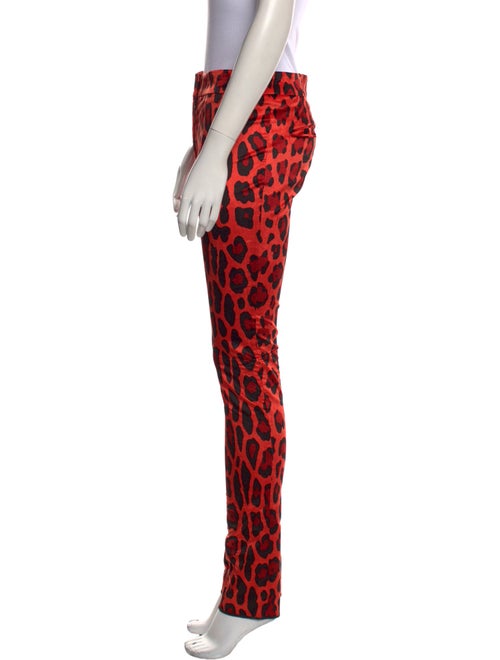 Tom Ford Animal Print Skinny Leg Pants
