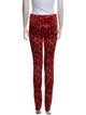 Tom Ford Animal Print Skinny Leg Pants