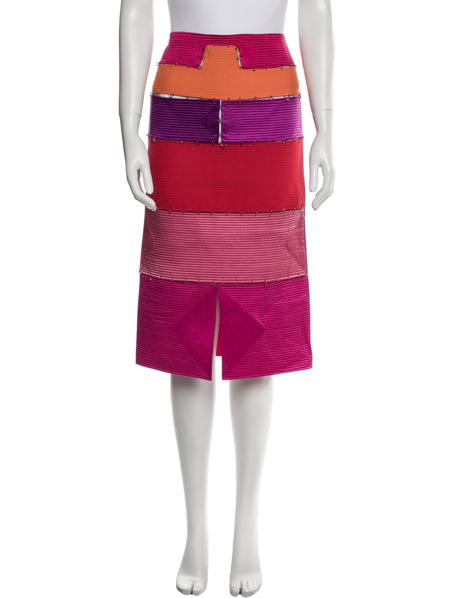 Tom Ford Striped Knee-Length Skirt