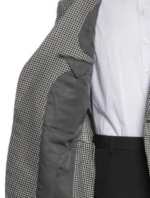 Tom Ford Wool Houndstooth Print Sport Coat