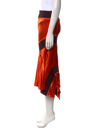 Tom Ford Striped Midi Length Skirt