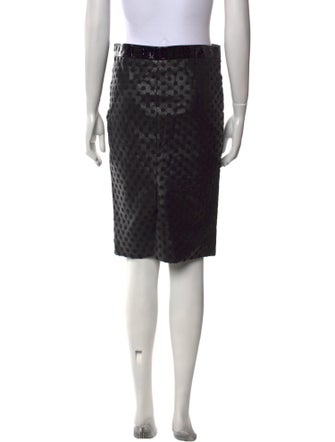 Tom Ford Polka Dot Print Knee-Length Skirt