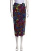 Tom Ford Floral Print Midi Length Skirt