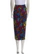 Tom Ford Floral Print Midi Length Skirt