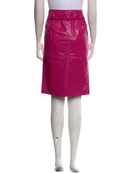 Tom Ford Leather Knee-Length Skirt