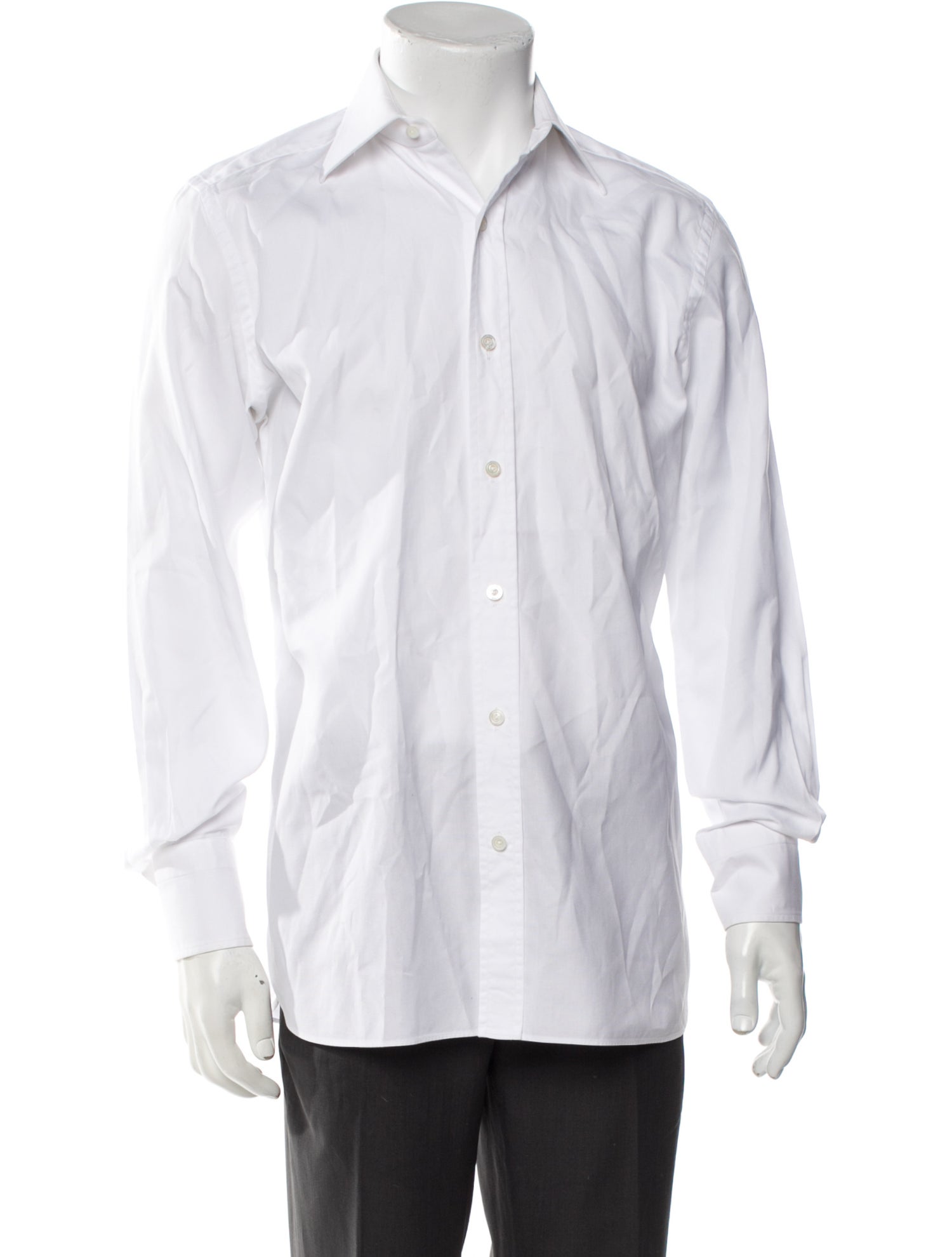 Tom Ford Striped Long Sleeve Dress Shirt
