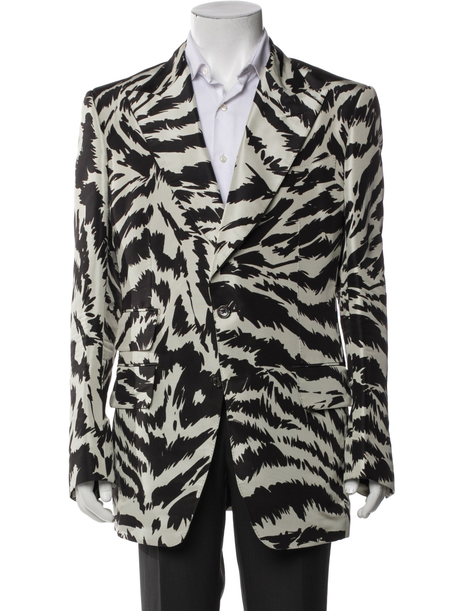 Tom Ford Silk Printed Blazer