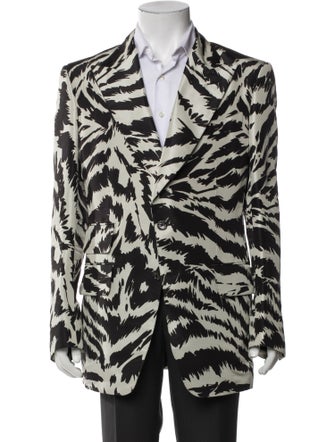 Tom Ford Silk Printed Blazer