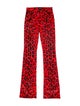 Tom Ford Animal Print Wide Leg Pants