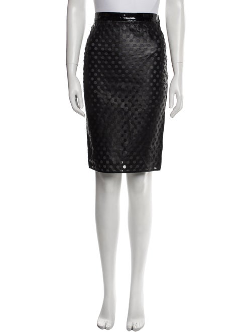 Tom Ford Lamb Leather Knee-Length Skirt