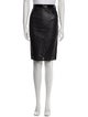 Tom Ford Lamb Leather Knee-Length Skirt