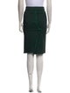 Tom Ford Raw-Edge Trim Knee-Length Skirt