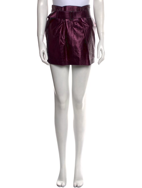 Tom Ford Lamb Leather Mini Skirt