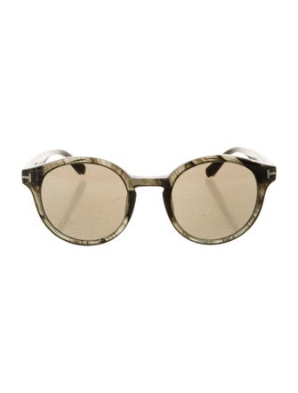 Tom Ford Round Mirrored Sunglasses