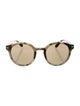 Tom Ford Round Mirrored Sunglasses