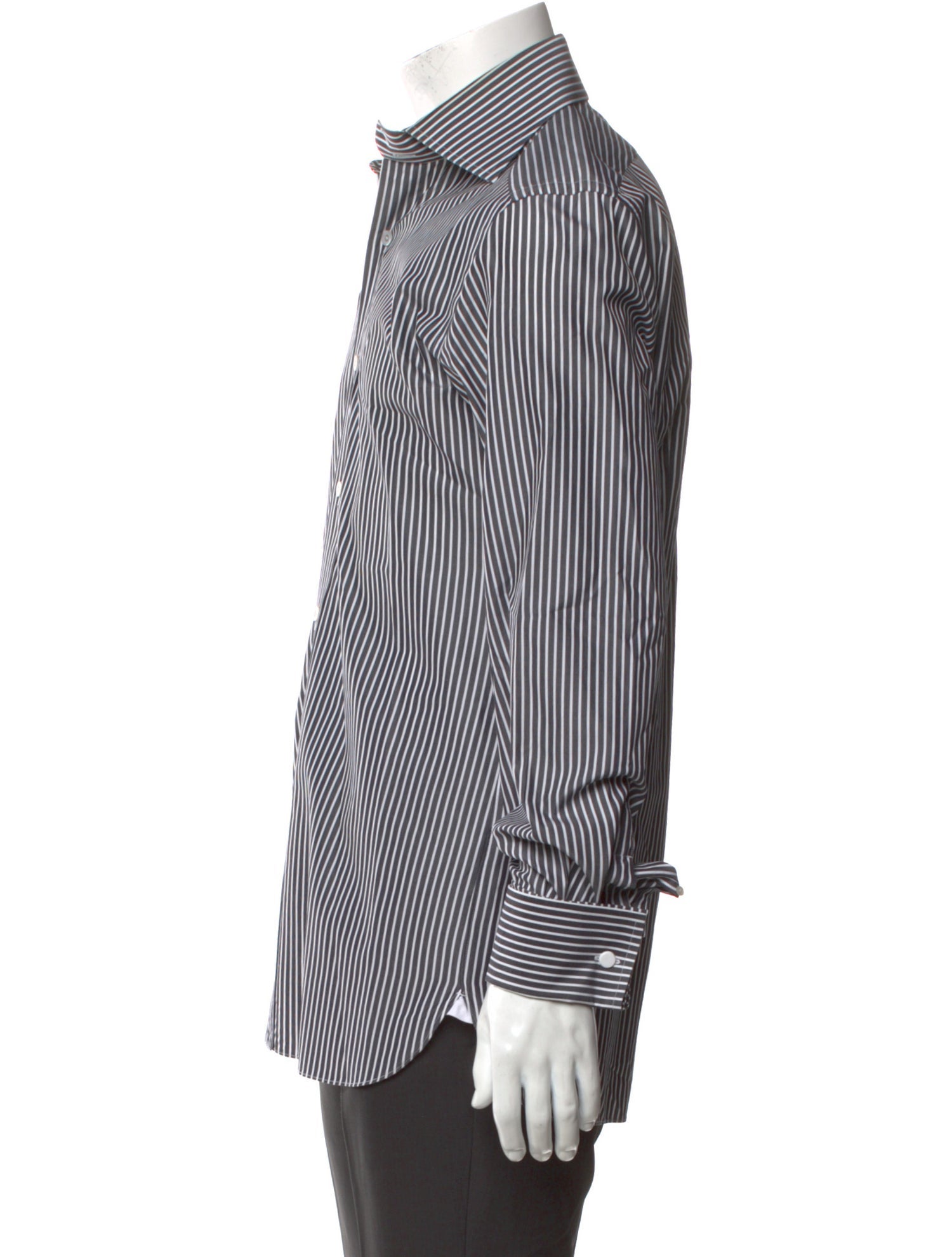 Tom Ford Striped Long Sleeve Dress Shirt