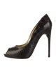 Tom Ford Alligator Printed Pumps