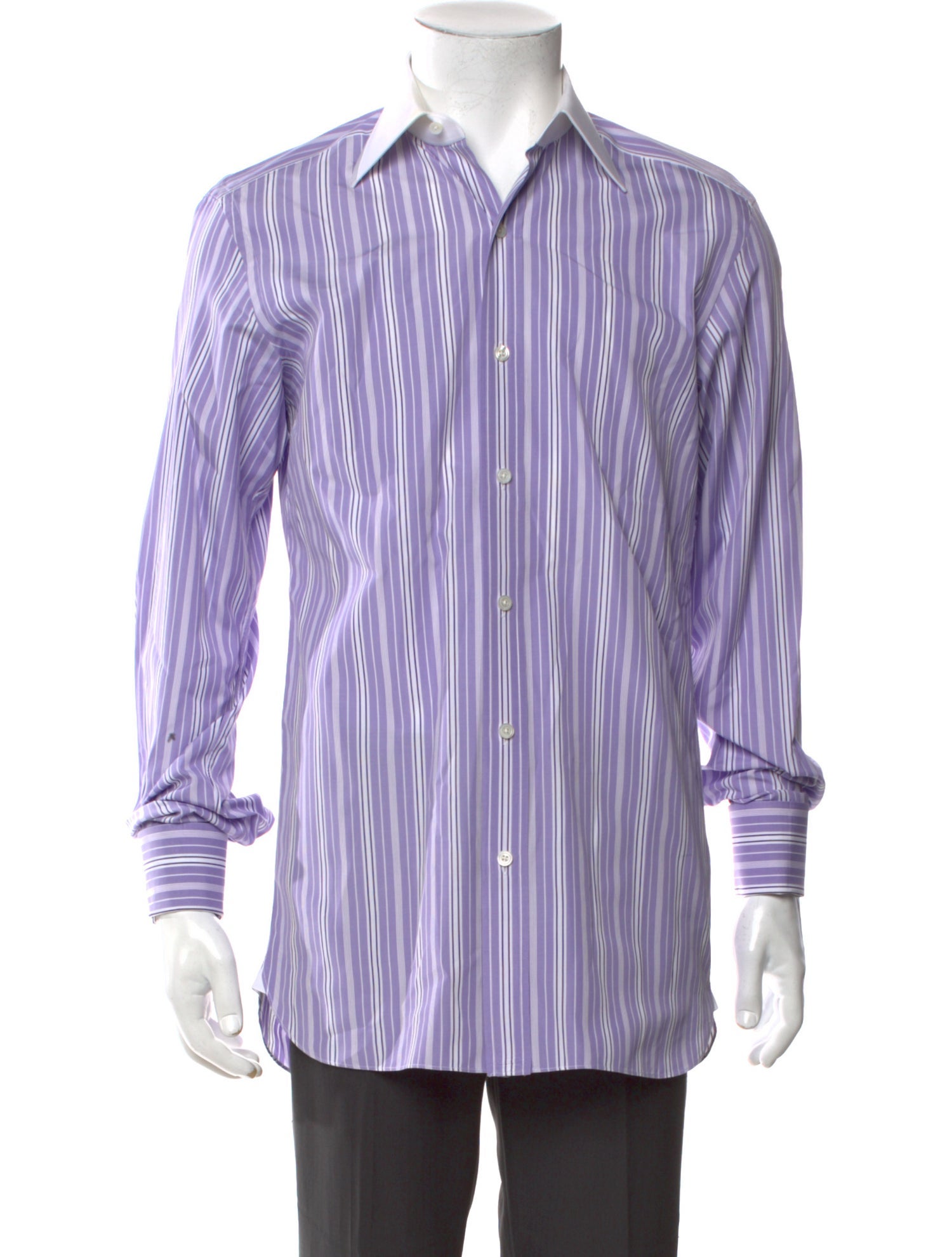Tom Ford Striped Long Sleeve Shirt