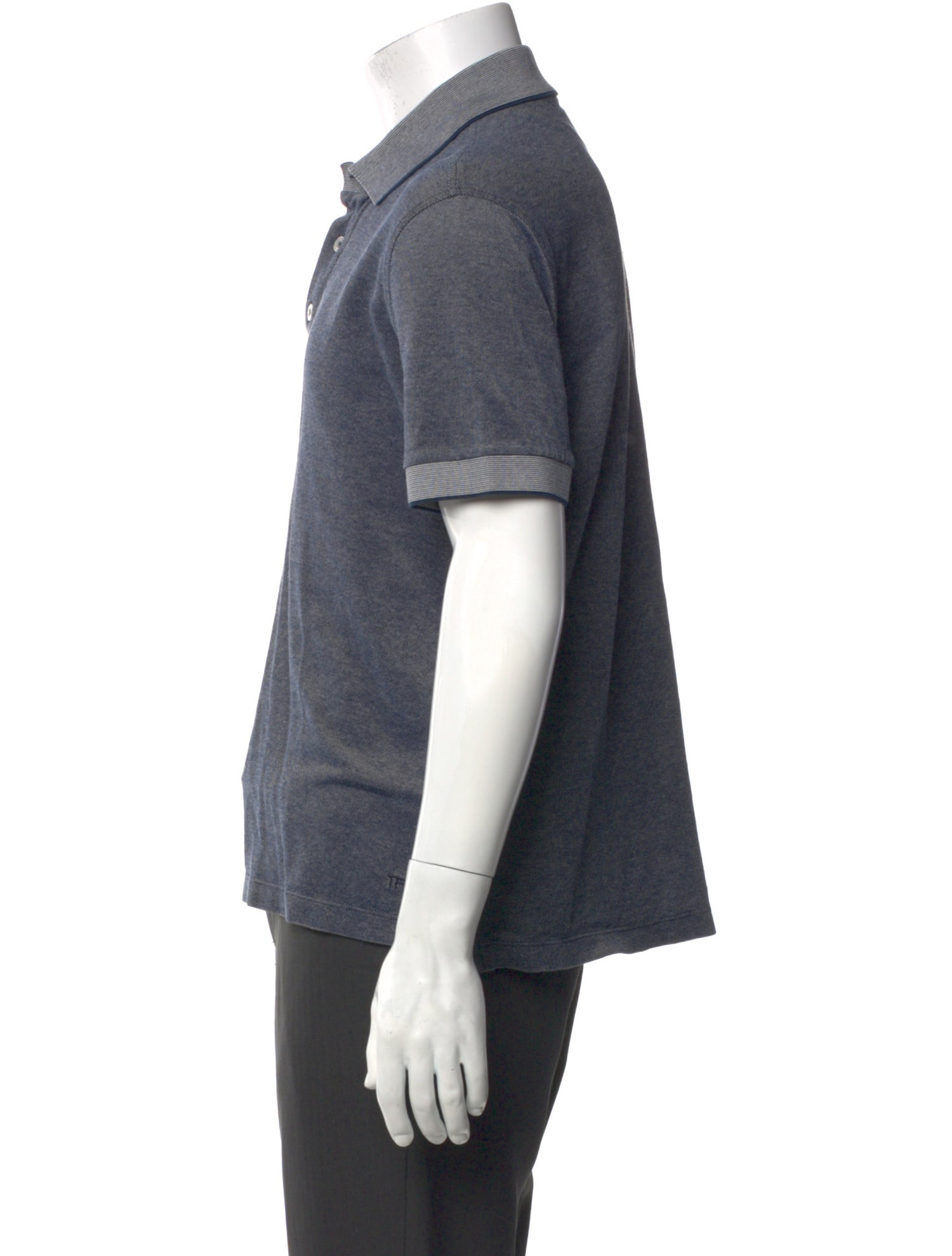 Tom Ford Collar Short Sleeve Polo Shirt