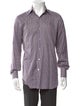 Tom Ford Plaid Print Long Sleeve Dress Shirt