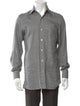 Tom Ford Plaid Print Long Sleeve Dress Shirt