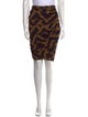 Tom Ford Printed Knee-Length Skirt
