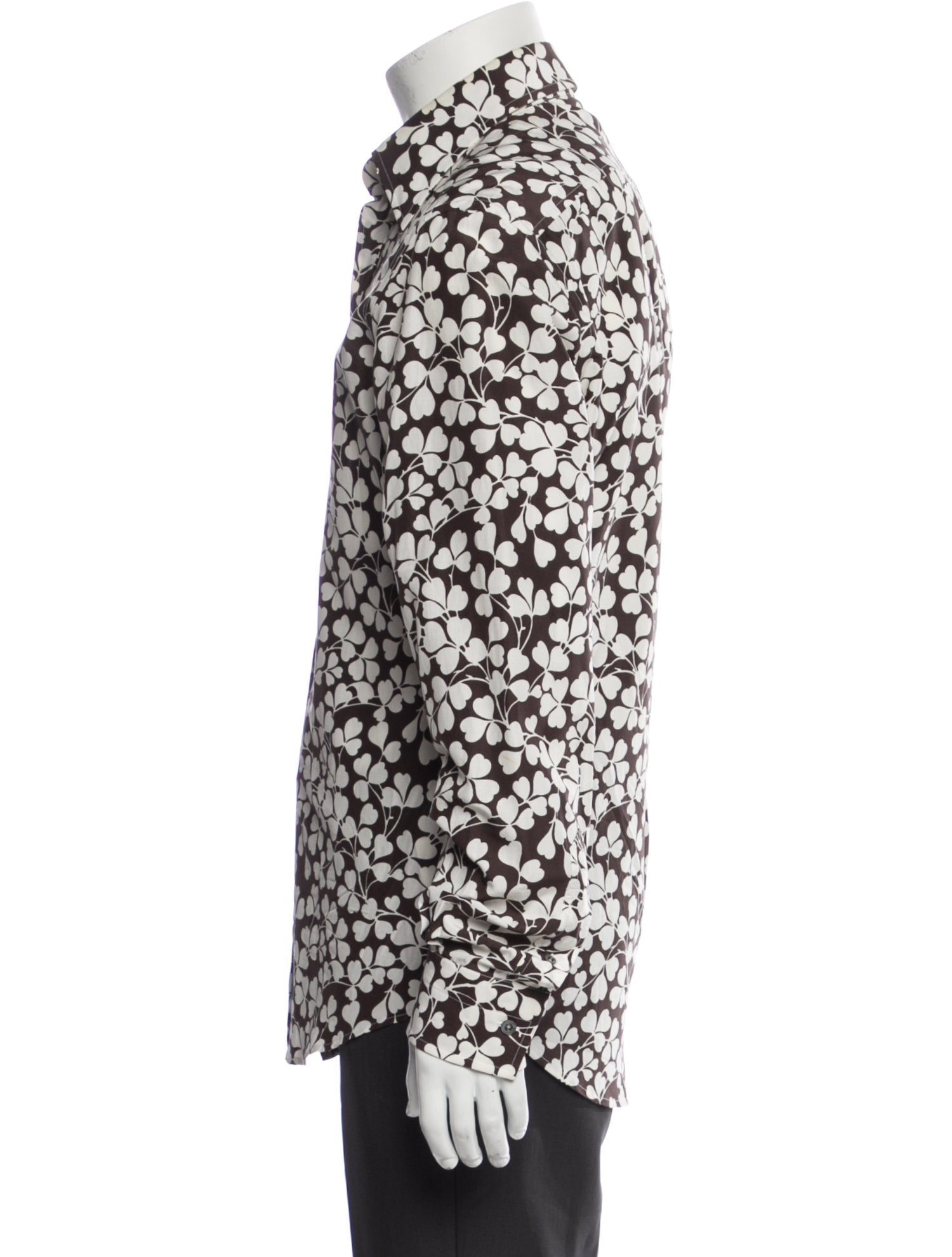 Tom Ford Printed Long Sleeve Dress Shirt